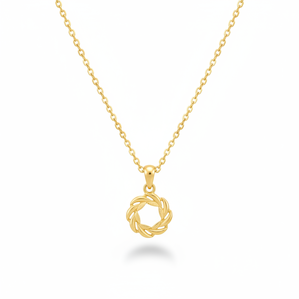 Dainty Gold Pendant Necklace