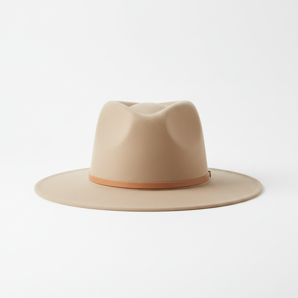 Wide-Brim Felt Hat