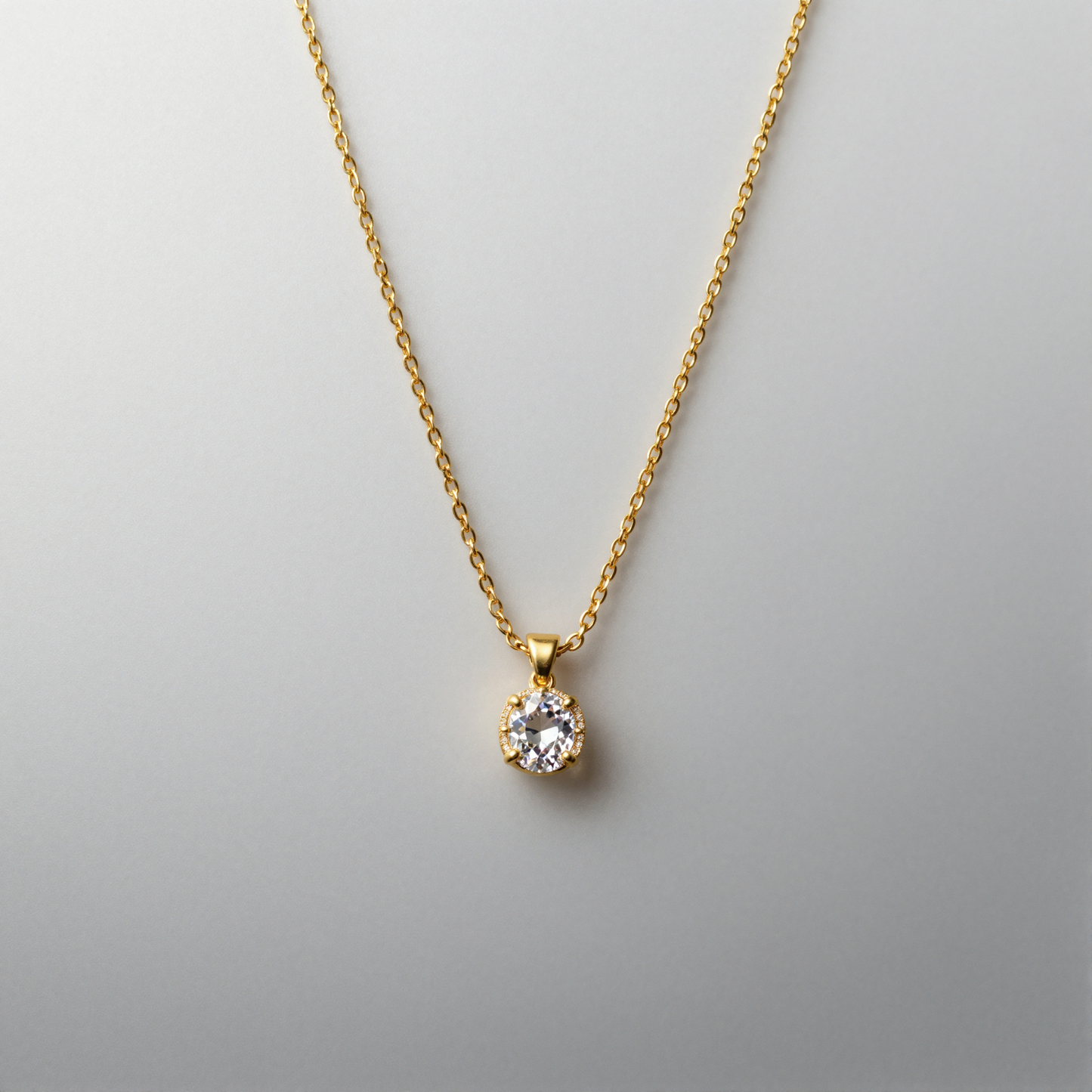 Pavé Pendant Necklace