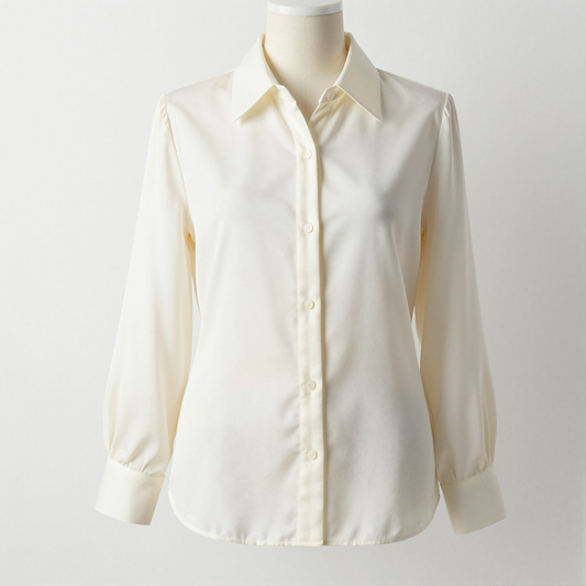 Silk Button Blouse