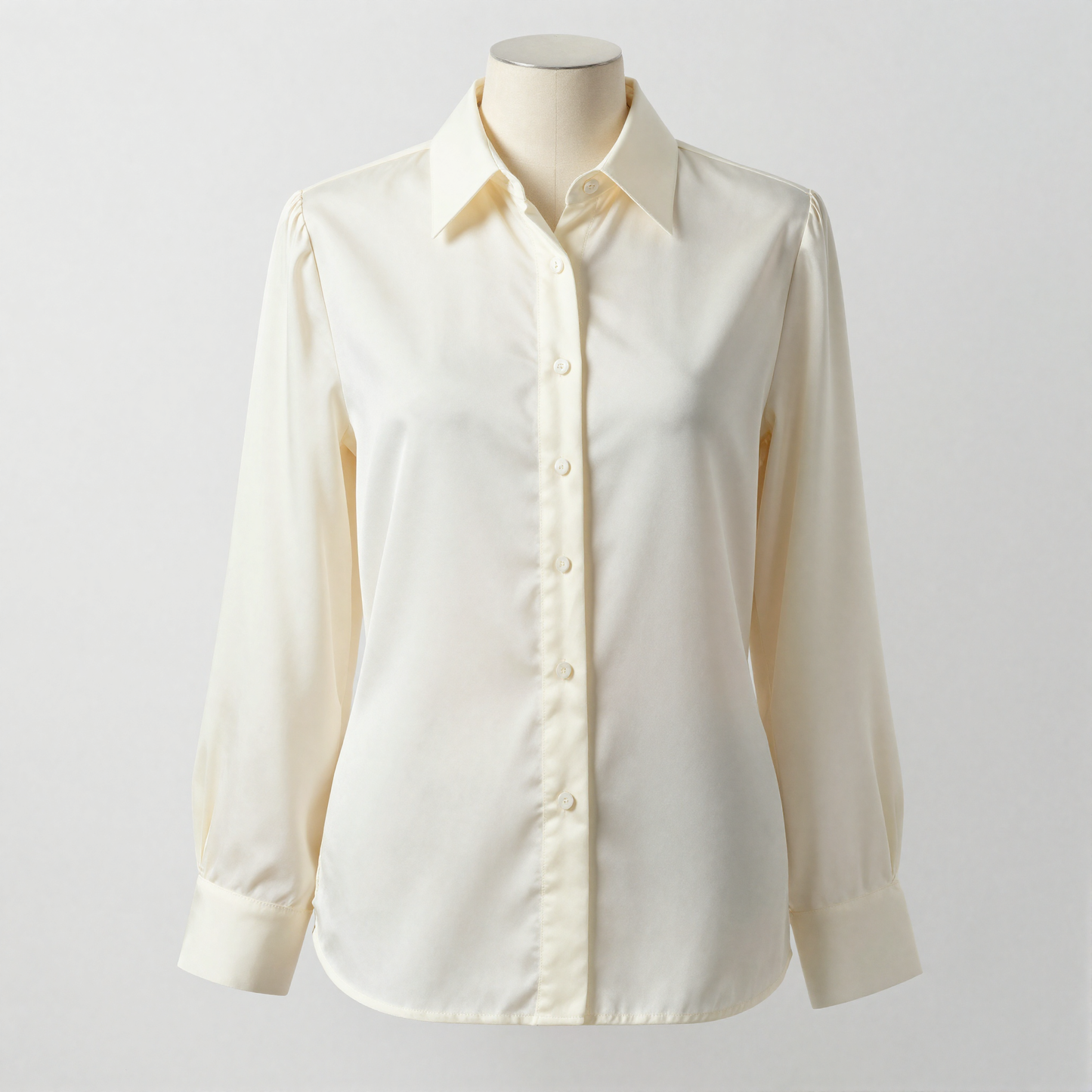 Silk Button Blouse