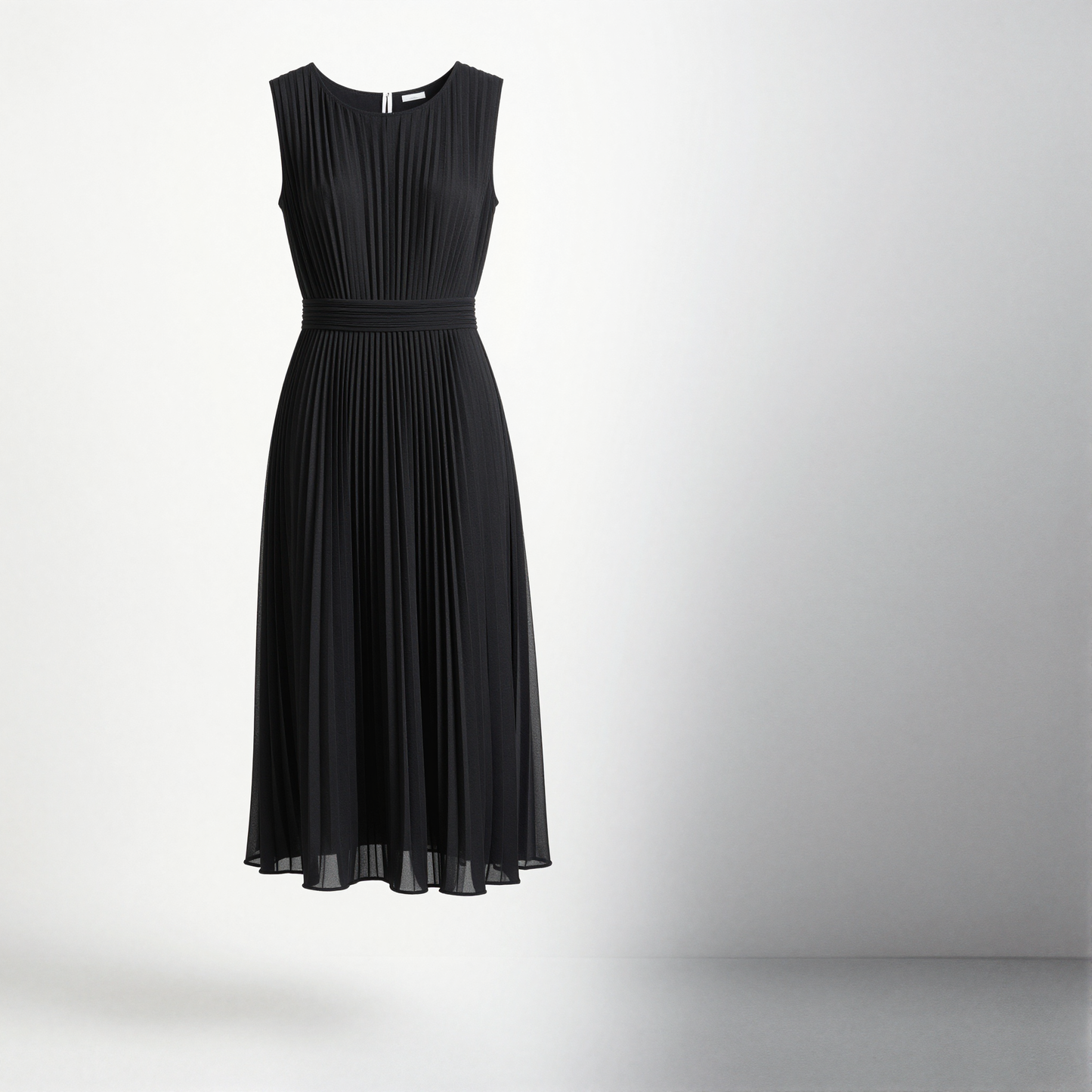 Pleated Midi Dress